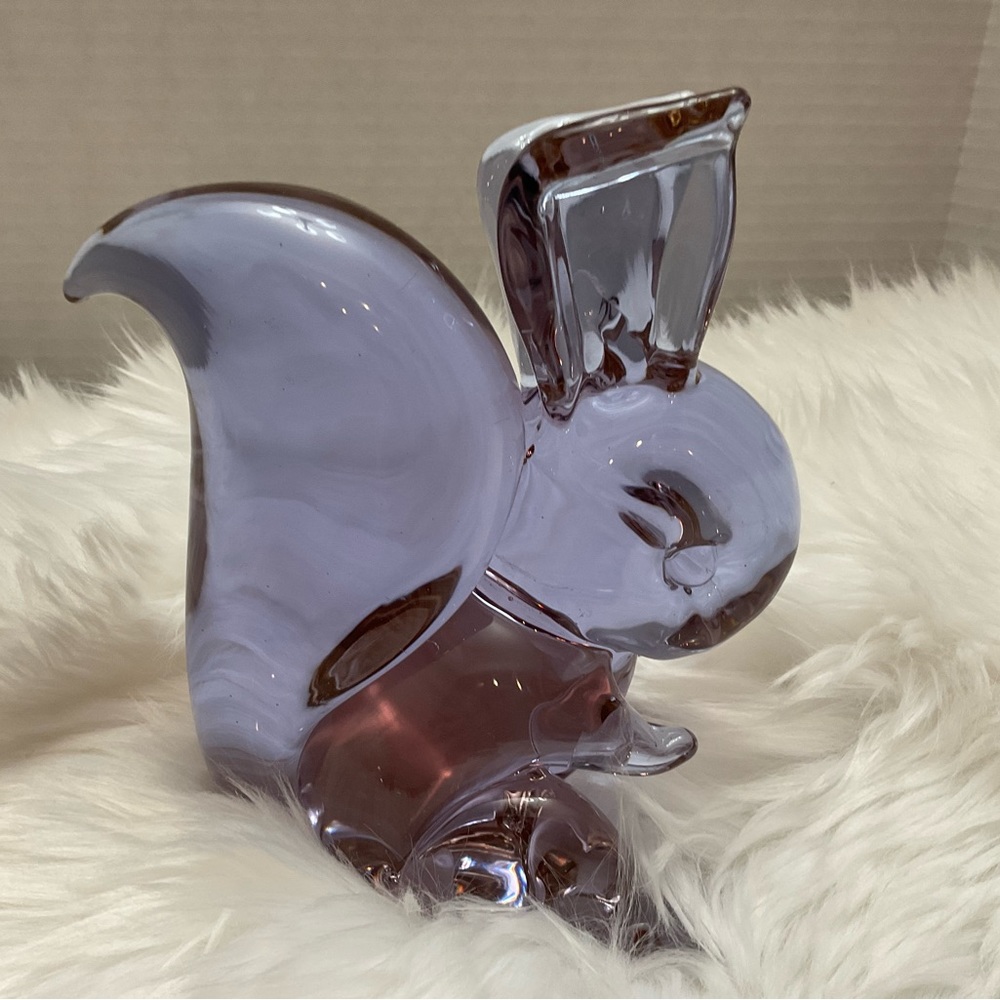 Archimede Seguso Murano Glass Squirrel